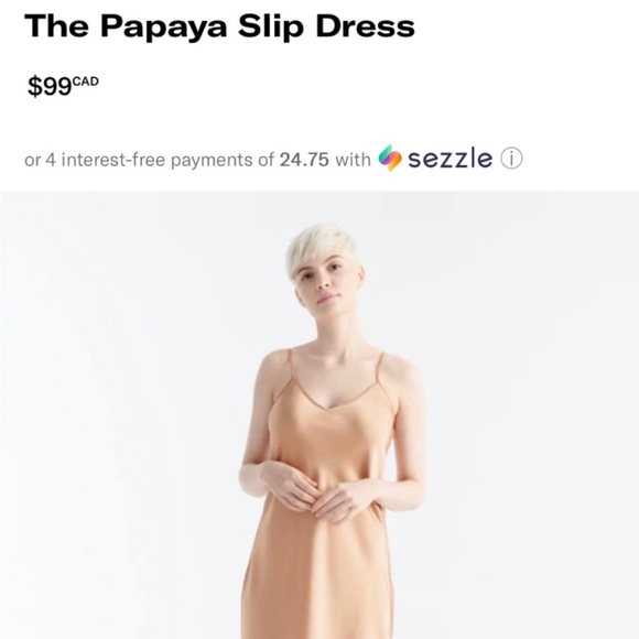 NEW Papaya Slip Dress - Picture 2 of 11